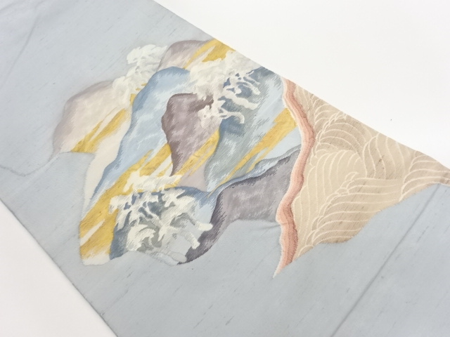 JAPANESE FUKURO OBI / / TSUZURE /WOVEN TREES